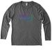 CURE SYNGAP1 LOGO, a Aluminum Grey Allmade Eco Triblend Women?s Long Sleeve Tee