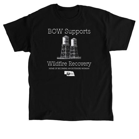 Support Fort Robinson Wildfire Recovery, a Black Classic Unisex Tee