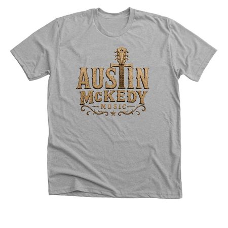 Rustic Austin Logo Shirt, a Athletic Heather Premium Unisex Tee