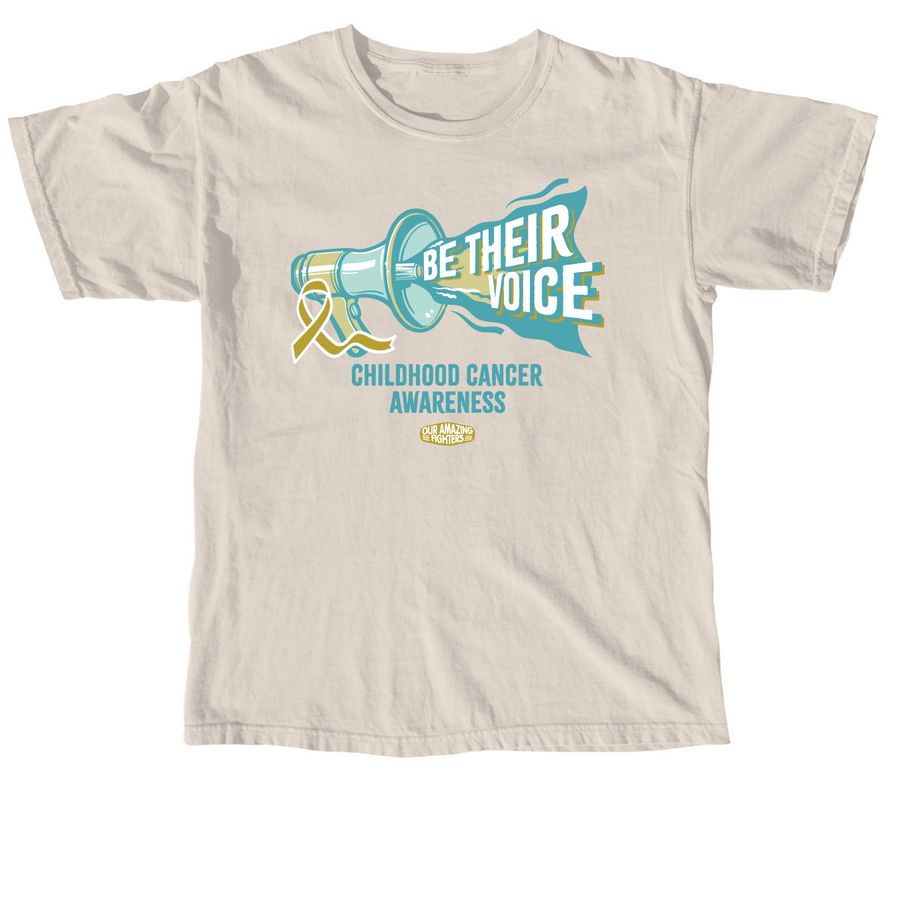 Childhood Cancer Awareness 2024- OAF Shirts, a Ivory Comfort Colors Unisex Tee