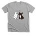 Who Rescued Who Halloween Fundraiser, a Athletic Heather Premium Unisex Tee