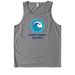 Every Drop - Blue with Logo, a Aluminum Grey Allmade Eco Triblend Tank