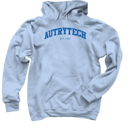 Established 1967 - Blue, a Light Blue Pullover Hoodie
