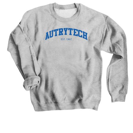 Established 1967 - Blue, a Sport Grey Crewneck Sweatshirt