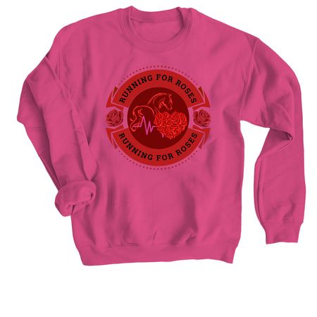 Roses Logo 2, a Heliconia Crewneck Sweatshirt