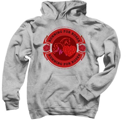 Roses Logo 2, a Sport Grey Pullover Hoodie