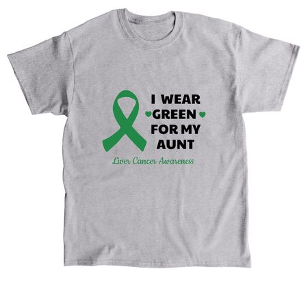 I Wear Green for my Aunt (adult sizes), a Sport Grey Classic Unisex Tee
