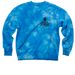 Touro University- School of Health Sciences, a Aqua Blue Tie Dye Crewneck Sweatshirt