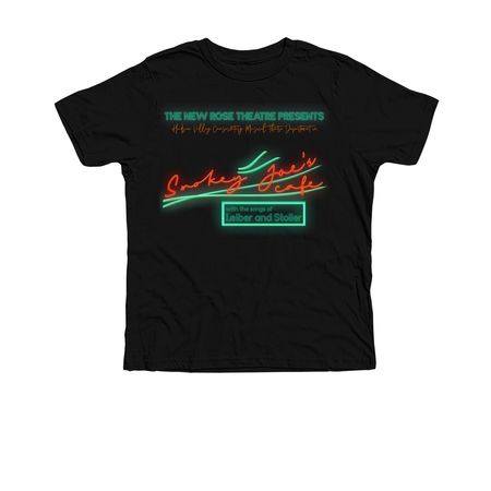 Smokey Joe's Cafe, a Solid Black Blend Premium Youth Tee