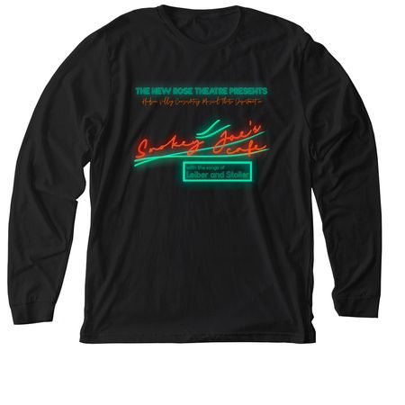 Smokey Joe's Cafe, a Solid Black Blend Premium Long Sleeve Tee