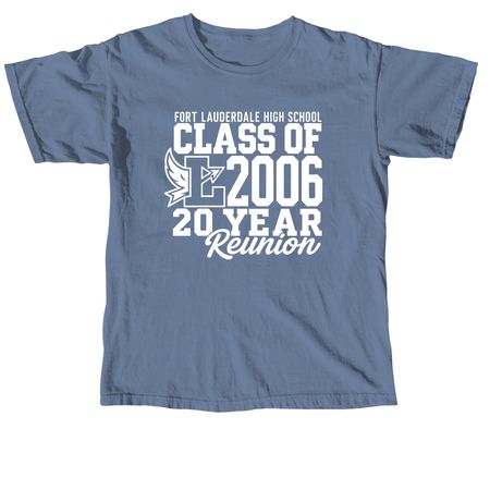 C/O 2006 Reunion Collection, a Blue Jean Comfort Colors Unisex Tee