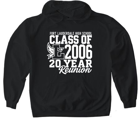 C/O 2006 Reunion Collection, a Black Gildan Softstyle Pullover Hoodie
