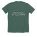 The Power of Gratitude, a Heather Forest Premium Unisex Tee (back-view)