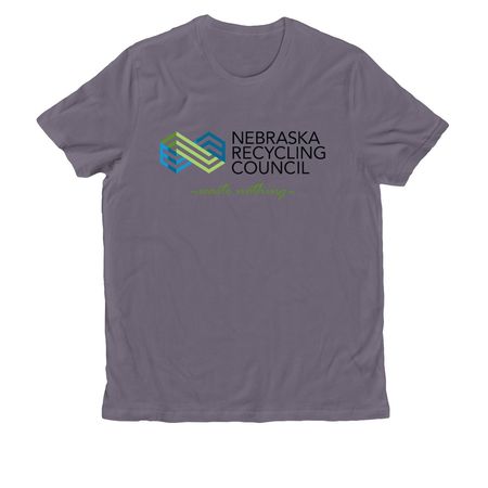 Nebraska Recycling Council Tops&nbsp;, a Cosmic Purple Allmade Organic Cotton Unisex Tee