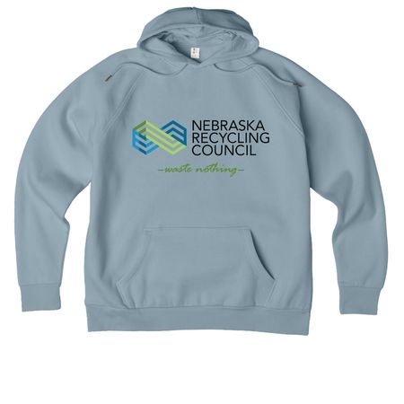 Nebraska Recycling Council Tops&nbsp;, a I Like You Blue Allmade Organic CVC Pullover Hoodie