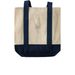 Rainbow Families Full-Color Tote, a Natural/Navy Two-Tone Grocery Tote Bag