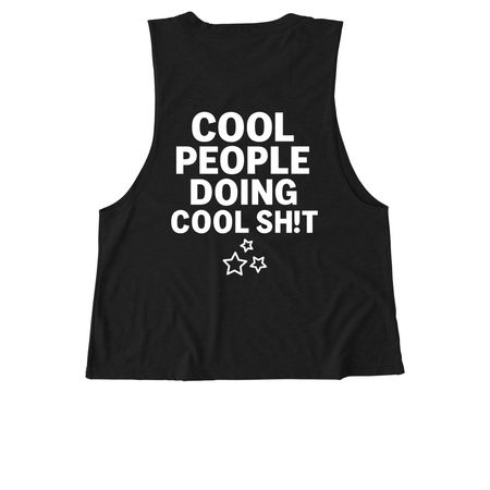 A Piece of Cake, a Deep Black Allmade Eco Triblend Women?s Muscle Tank
