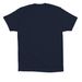 Addicted to STS, a Navy Premium Cotton Tee (back-view)