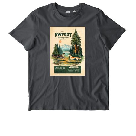 NWFest 2026: Poster Logo Apparel, a Anthracite Stanley/Stella Unisex Crafter Tee