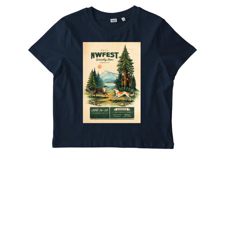 NWFest 2026: Poster Logo Apparel, a French Navy Stanley/Stella Women?s Stella Muser Tee