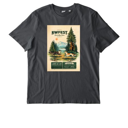 NWFest 2026: Poster Logo Apparel, a Anthracite Stanley/Stella Unisex Creator 2.0 Tee