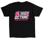 Raising money for our cancer Heros, a Black Classic Unisex Tee (back-view)