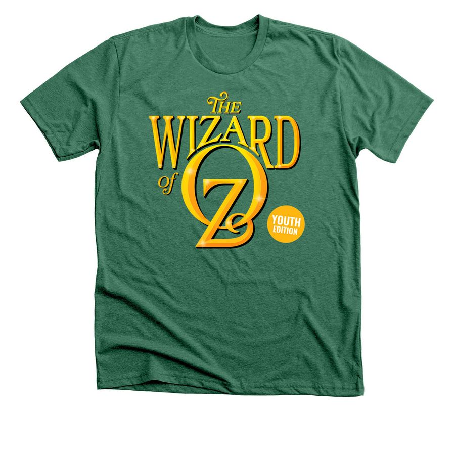 Wizard of Oz: Youth Edition Cast & Crew Shirt, a Heather Grass Green Premium Unisex Tee