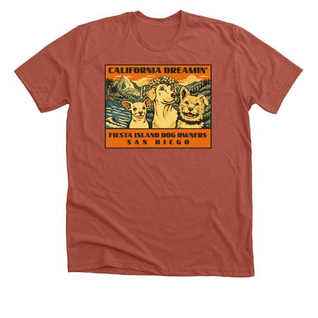 California - FIDO, a Heather Clay Premium Unisex Tee
