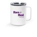 Rare is Real Travel Mugs, a White Stainless Steel Travel Mug