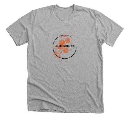 Laura Serafine Limited Paint Splatter Design, a Athletic Heather Premium Unisex Tee