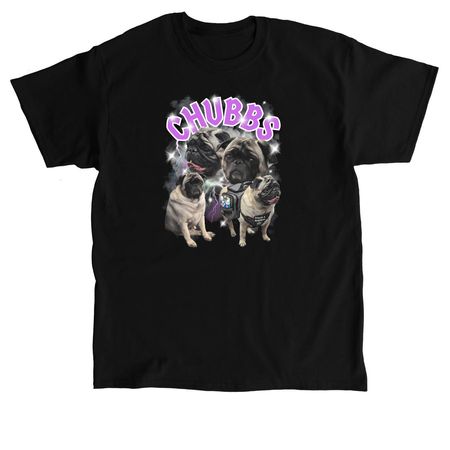 Chubbs + F&N, a Black Classic Unisex Tee