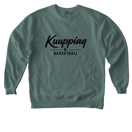 Kuuppiaq, a Blue Spruce Comfort Colors Crewneck Sweatshirt