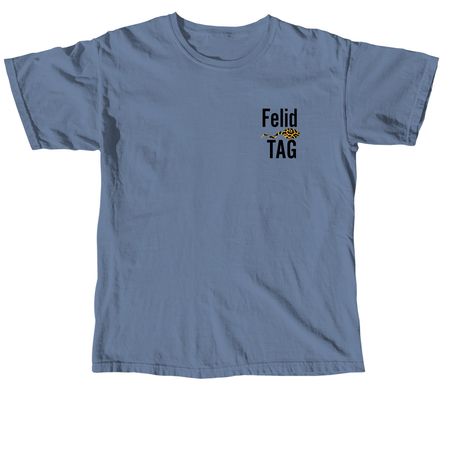 For crew, a Blue Jean Comfort Colors Unisex Tee