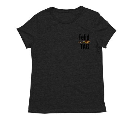 For crew, a Space Black Allmade Eco Triblend Women?s Tee