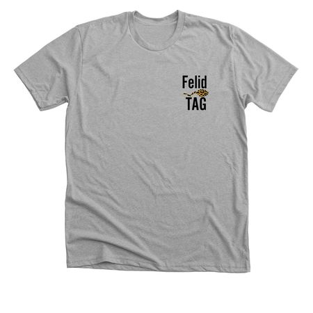 For crew, a Athletic Heather Premium Unisex Tee