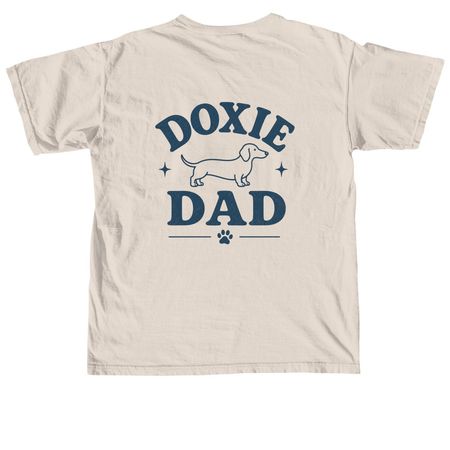 Doxie Dad&nbsp;, a Ivory Comfort Colors Unisex Tee