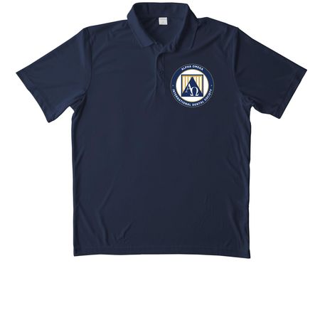 AO Performance Apparel - Dark, a True Navy Unisex Performance Polo
