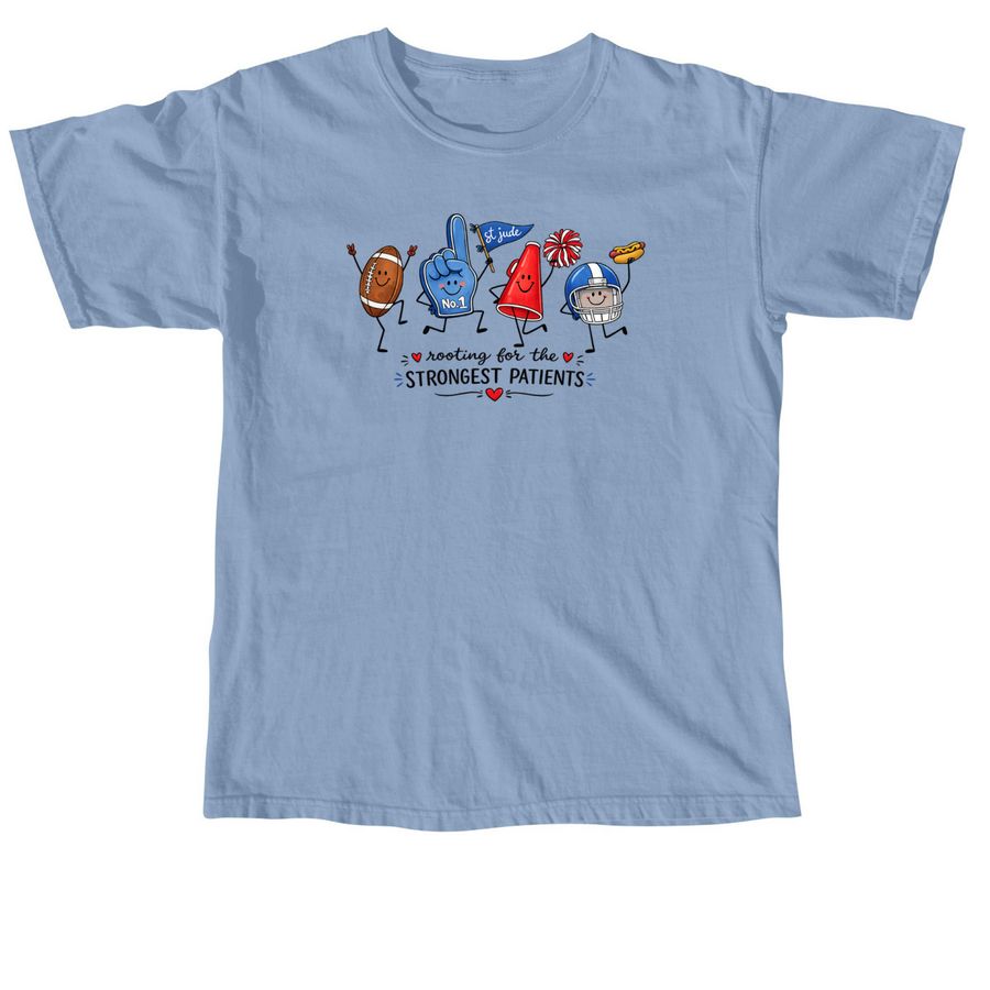 Go Team, a Washed Denim Comfort Colors Unisex Tee