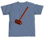 Ricky Brick Season One, a Blue Jean Comfort Colors Unisex Tee (back-view)
