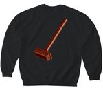 Ricky Brick Season One, a Black Softstyle Crewneck Sweatshirt (back-view)