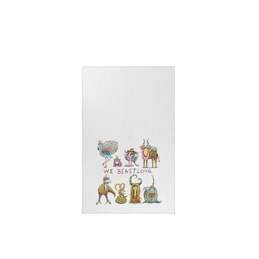 Kitchen Swag, a White Tea Towel