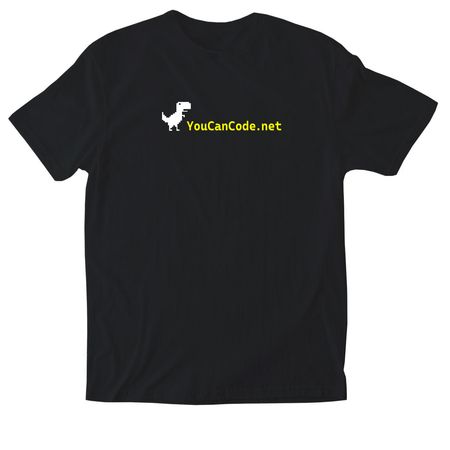 T-Shirt, a Black Softstyle Cotton Tee