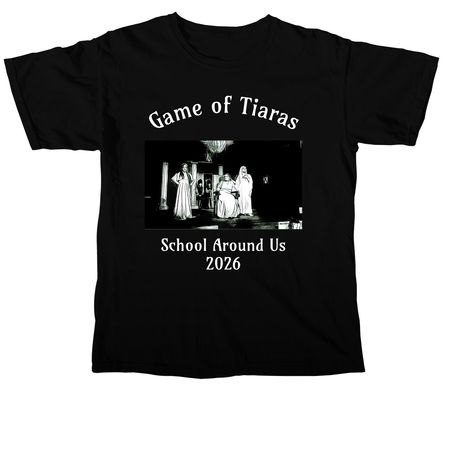 Game of Tiaras 2026, a Black Comfort Colors Unisex Tee