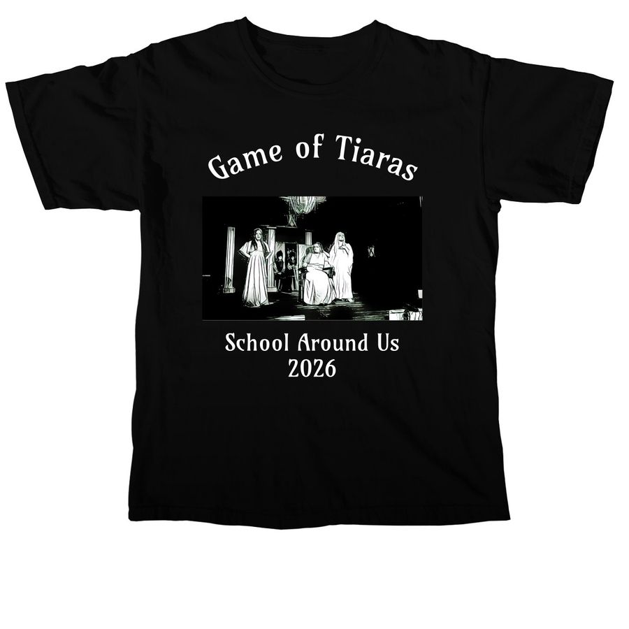 Game of Tiaras 2026, a Black Comfort Colors Unisex Tee