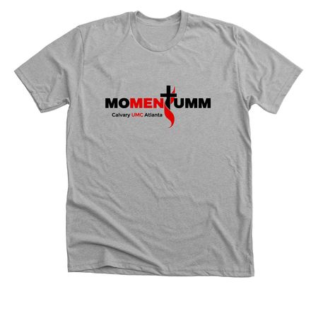 Momentumm Men's Ministry Shirt, a Athletic Heather Premium Unisex Tee
