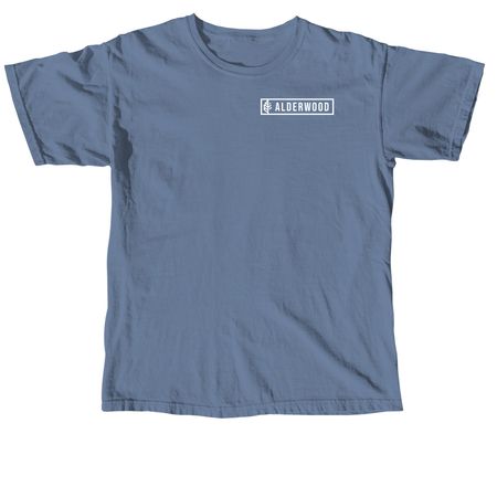 Alderwood Logo, a Blue Jean Comfort Colors Unisex Tee