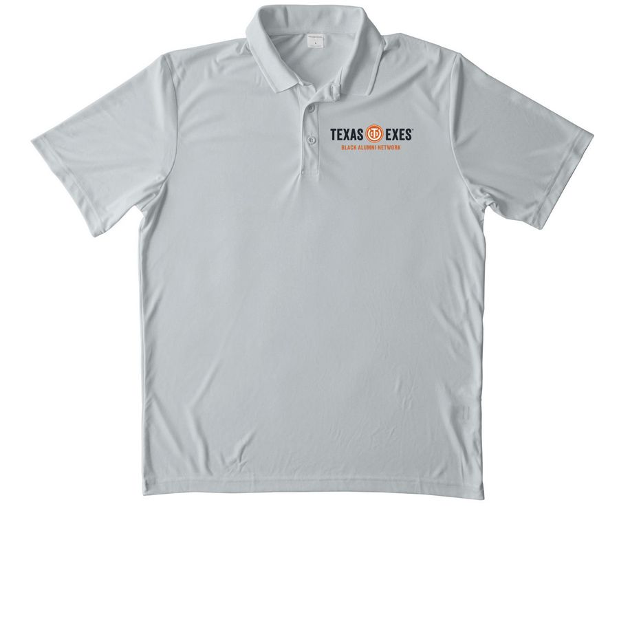 BAN Athletic Wear, a Silver Unisex Performance Polo
