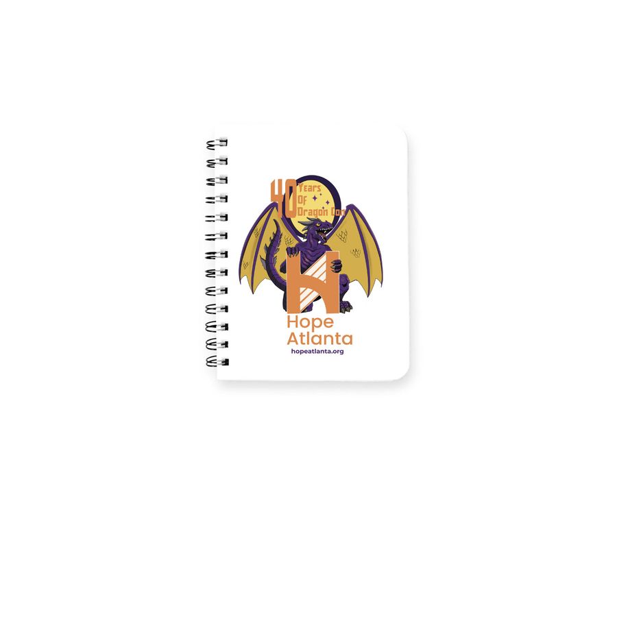 Hope Atlanta X Dragon Con Notebook, a White Spiral Notebook