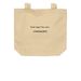 Halloween 2024 LucyBesch x T4C, a Oyster Organic Cotton Tote Bag (back-view)