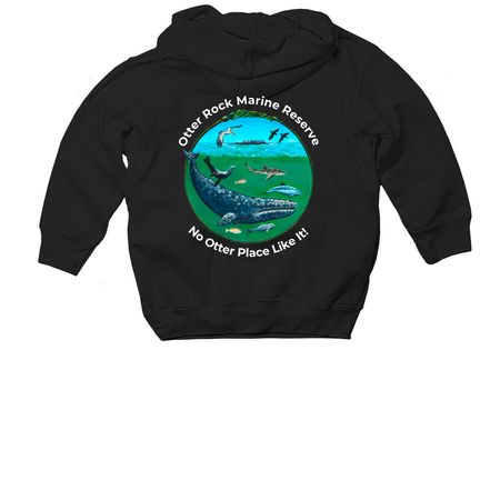 No Otter Place Like It! Toddler Apparel, a Black Toddler Pullover Hoodie